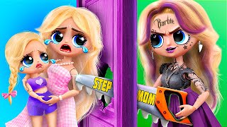 Qui Est La Meilleure Maman  Barbie Brutale Ou Barbie Mignonne  31 DIY LOL OMG [upl. by Niar]