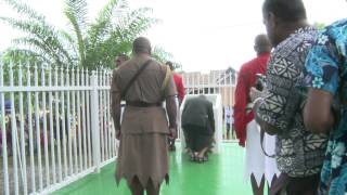 Fijian PM lays wreath at Fijian soldiers grave [upl. by Gnolb]