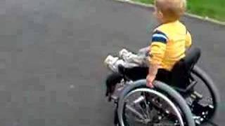 The TiLite Wheelchair Crashing Toddler [upl. by Fromma]