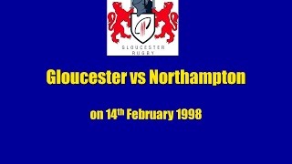 Gloucester vs Northampton on 14 February 1998 [upl. by Enileda]