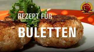 So kannst du knusprige Buletten schnell und einfach selber braten DDR Rezept [upl. by Brnaby]