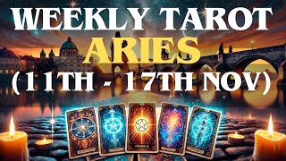 Aries Weekly Tarot Reading  November 1117 2024  Manifest Your Dreams amp Face Challenges [upl. by Eedoj747]