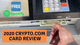 THE CRYPTOCOM BITCOIN DEBIT CARD REVIEW  This Is The Best Crypto Debit Card of 2020 MCO CRO [upl. by Klaus]