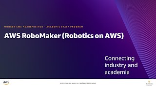 AWS RoboMaker Robotics on AWS [upl. by Saphra360]