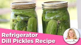 EASY Refrigerator Dill Pickles Recipe [upl. by Nnylhsa515]