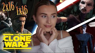 STAR WARS THE CLONE WARS  2x16 amp 1x16 Reaction [upl. by Reffinnej441]