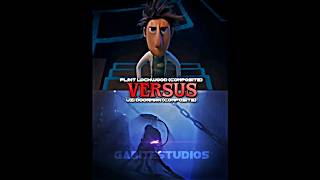 Flint Lockwood Vs Uzi Doorman edit murderdrones Cloudywithachanceofmeatballs [upl. by Nihcas]