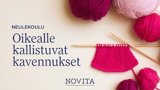 NOVITA NEULEKOULU Oikealle kallistuvat kavennukset [upl. by Durand]