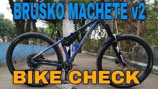 BRUSKO MACHETE v2  BIKE CHECK [upl. by Egedan]