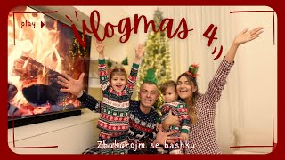 Zbukurojm shtepin bejm pemen gatuajm biskota amp Muffin  Vlogmas Day 4 [upl. by Naawaj]