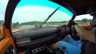 Lotus Elise S1 modified sideways action  Anneau de Rhin trackday 2014 [upl. by Drwde]