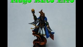 GuiaTutorial para repintar una miniatura de MagoArchimago Alto Elfo [upl. by Sutphin]