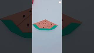 DIY Watermelon Paper Craft Ideas shorts [upl. by Ryter]