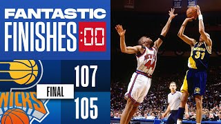 Final 110 CLASSIC ENDING Pacers vs Knicks Eastern Semifinals 1995 🔥🚨 [upl. by Naivad]