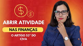 438  Abrir Atividade nas Finanças  Bolso Blindado [upl. by Puri529]