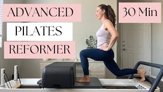 Advanced Pilates Reformer Workout  30 Min  w Box [upl. by Lleinad637]