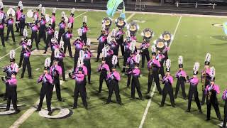 2023 Fayetteville High School Marching Band Performance “counterPOINT” at Bentonville Invitational [upl. by Atnauqahs]