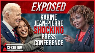 EXPOSED Karine JeanPierre Shocking Press Conference [upl. by Varipapa]