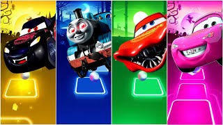 Evil McQueen🆚 Spider Thomas 🆚Spider Eater McQueen🆚 Pinck McQueen  Who Is best 🎶 Coffin Danse Song [upl. by Adnovay398]