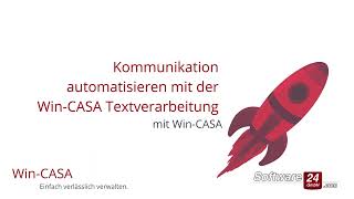 Webinar  Kommunikation automatisieren mit der WinCASA Textverarbeitung [upl. by Ahsanat]