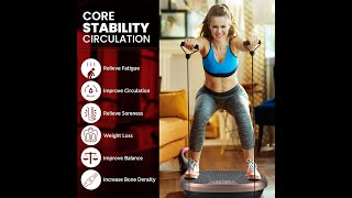 Vibration Plate Exercise Machine [upl. by Dasie]