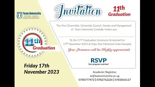 TEAM UNIVERSITY 11th Graduation [upl. by Aron]