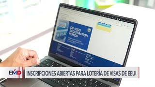 Inicia inscripción de Lotería de Visas de Estados Unidos [upl. by Genie]