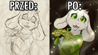 Asriel Dreemurr z Undertale  Speedpaint [upl. by Eila]