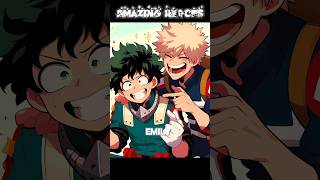 Amazing Heroes🌹✨anime mha bnha myheroacademia deku bakugou todoroki fyp funny shorts [upl. by Yartnod225]