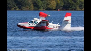 SEAPLANE FLYING  Lake Buccaneer  CHARLEROI EBCI HYDRAVION [upl. by Heppman]