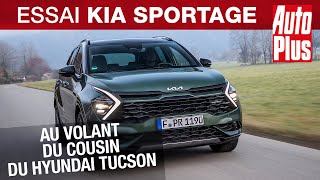 Essai Kia Sportage 2022  au volant du cousin du Hyundai Tucson [upl. by Ahsit]