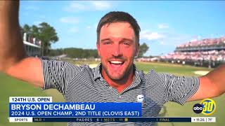 Bryson DeChambeau wins 2nd US Open at Pinehurst No 2 [upl. by Zubkoff]