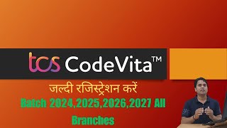 Dont Miss Out TCS Codevita Registration Now Open for 20242027 Batch [upl. by Irat]