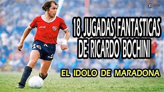 18 Jugadas Fantasticas de Ricardo Bochini con Relatos Originales [upl. by Annaihr146]