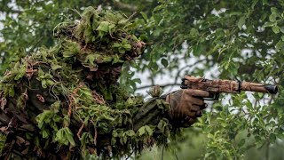 This GHILLIE is 100 INVISIBLE to the enemy Sometimes AIRSOFT [upl. by Drawd]