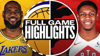 LAKERS at RAPTORS  FULL GAME HIGHLIGHTS  November 1 2024 [upl. by Fitzhugh]