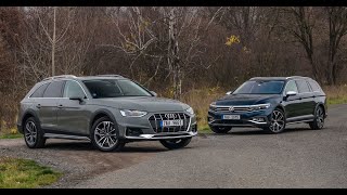 Volkswagen Passat Alltrack vs Audi A4 Allroad [upl. by Yesllek16]