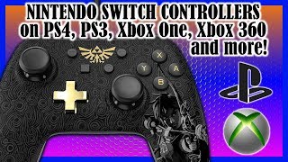 Howto use wired Nintendo Switch controllers on Playstation and Xbox  Titan Two Tutorial [upl. by Darcy477]