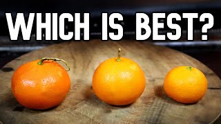 MANDARIN COMPARISON Owari Satsuma VS Vietnamese Flying Saucer VS Clementine Weird Fruit Explorer [upl. by Elias]