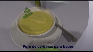 Pure de verduras recetas para bebes [upl. by Atinaujnas]