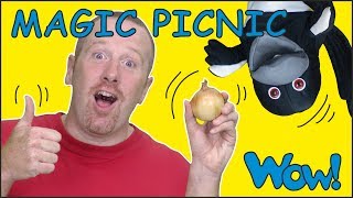 Magic Picnic Food Story for Kids from Steve and Maggie  Free Speaking Wow English TV [upl. by Enilesor]