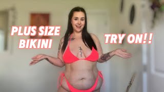 Plus size bikini try on [upl. by Retseh]