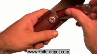 Schrade Uncle Henry Smokey Pocket Knife with Leather Sheath [upl. by Nybbor238]