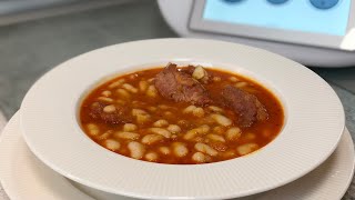 JUDIAS BLANCAS CON COSTILLAS THERMOMIX [upl. by Cassi178]