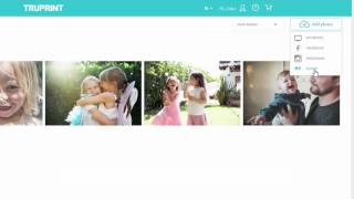 How to upload photos on Truprint [upl. by Atteynad180]