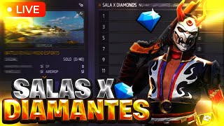 SALAS✖️PREMIOS EN FREE FIRE EN VIVO  REGIÓN EE UU 🔥🔥 [upl. by Kall]