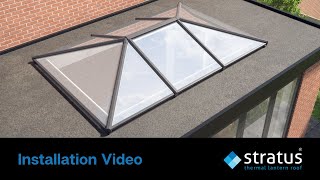 Stratus Lantern Installation  Roof Lantern Installation [upl. by Cheke]