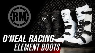 ONeal Element Motocross Boots  2018 [upl. by Aihsekal58]