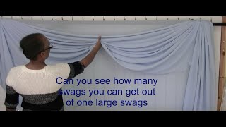 How to make giant swags [upl. by Rambort412]