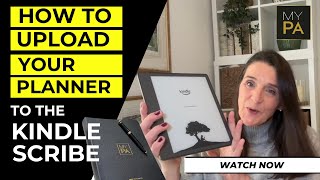 How to upload your digital planner to Kindle Scribe [upl. by Eiblehs413]